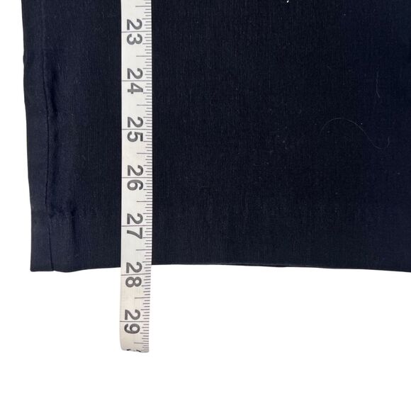Alyx Pants 2X Black Short Stretch Straight Leg Knit Pull On Easy Wear Slacks - Picture 6 of 10